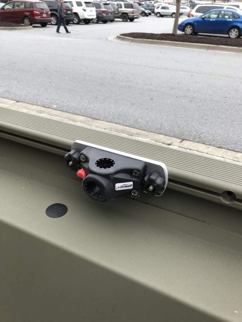 Brocraft Tracker Boat Versatrack Rod Holder Mount - Image 4
